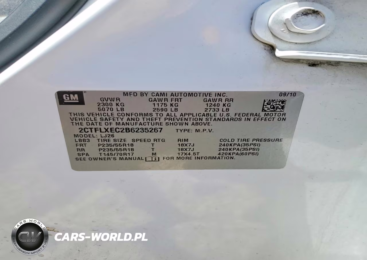 2011 GMC Terrain Slt VIN:2CTFLXEC2B6235267 - 13