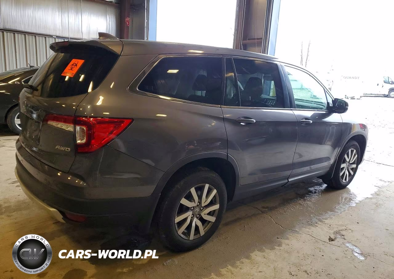 2020 Honda Pilot Exl VIN:5FNYF6H59LB026316 - 3