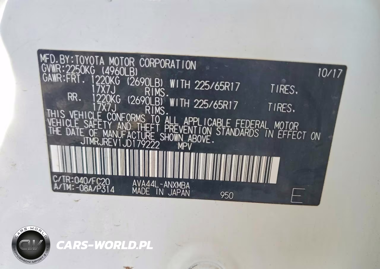 2018 Toyota Rav4 Hybrid Le VIN:JTMRJREV1JD179222 - 13