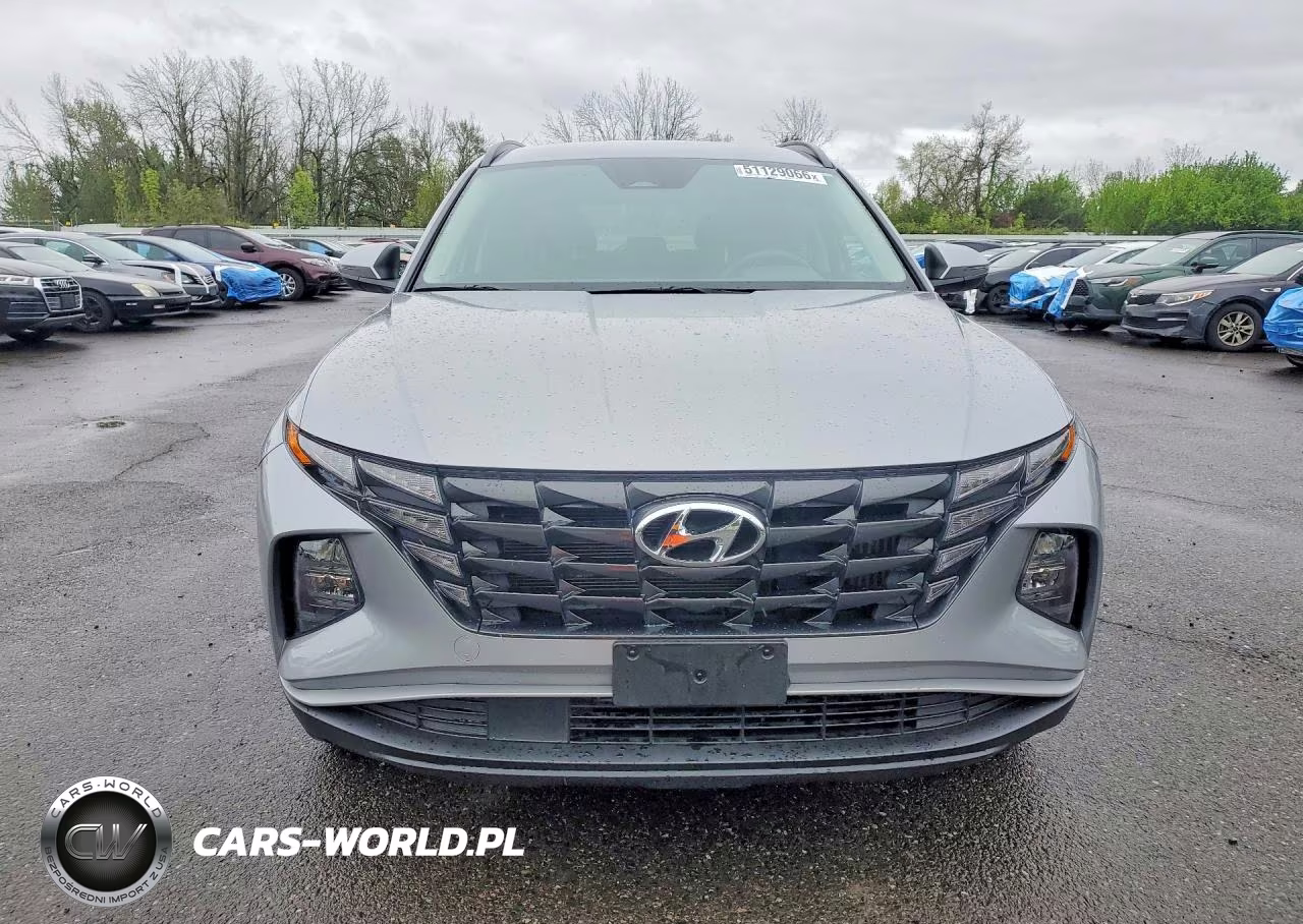 2022 Hyundai Tucson Blue VIN:KM8JBCA1XNU029069 - 5
