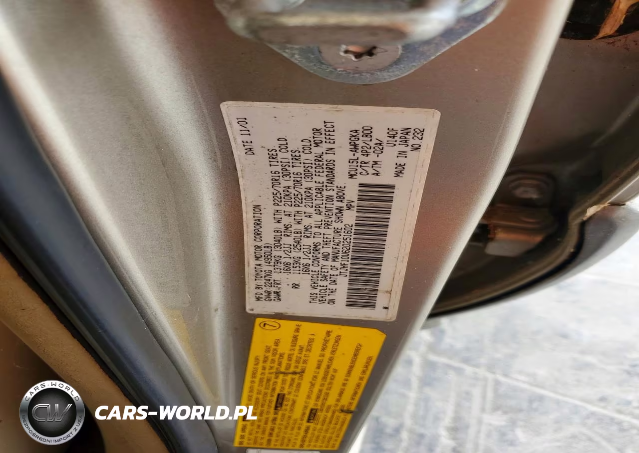 2002 Lexs Rx 300 VIN:JTJHF10U620251602 - 12