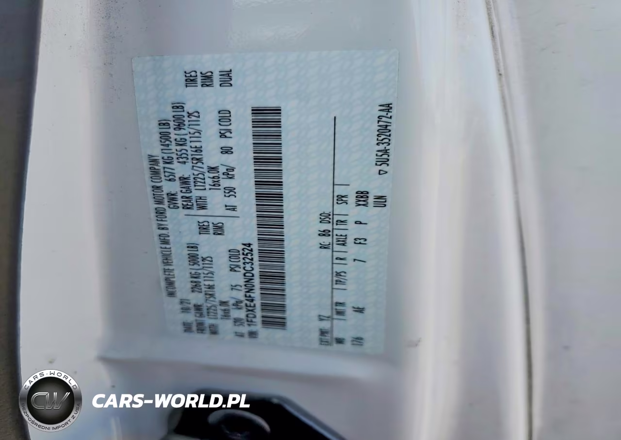 2022 Ford E450 Delivery Truck VIN:1FDXE4FN0NDC32524 - 12