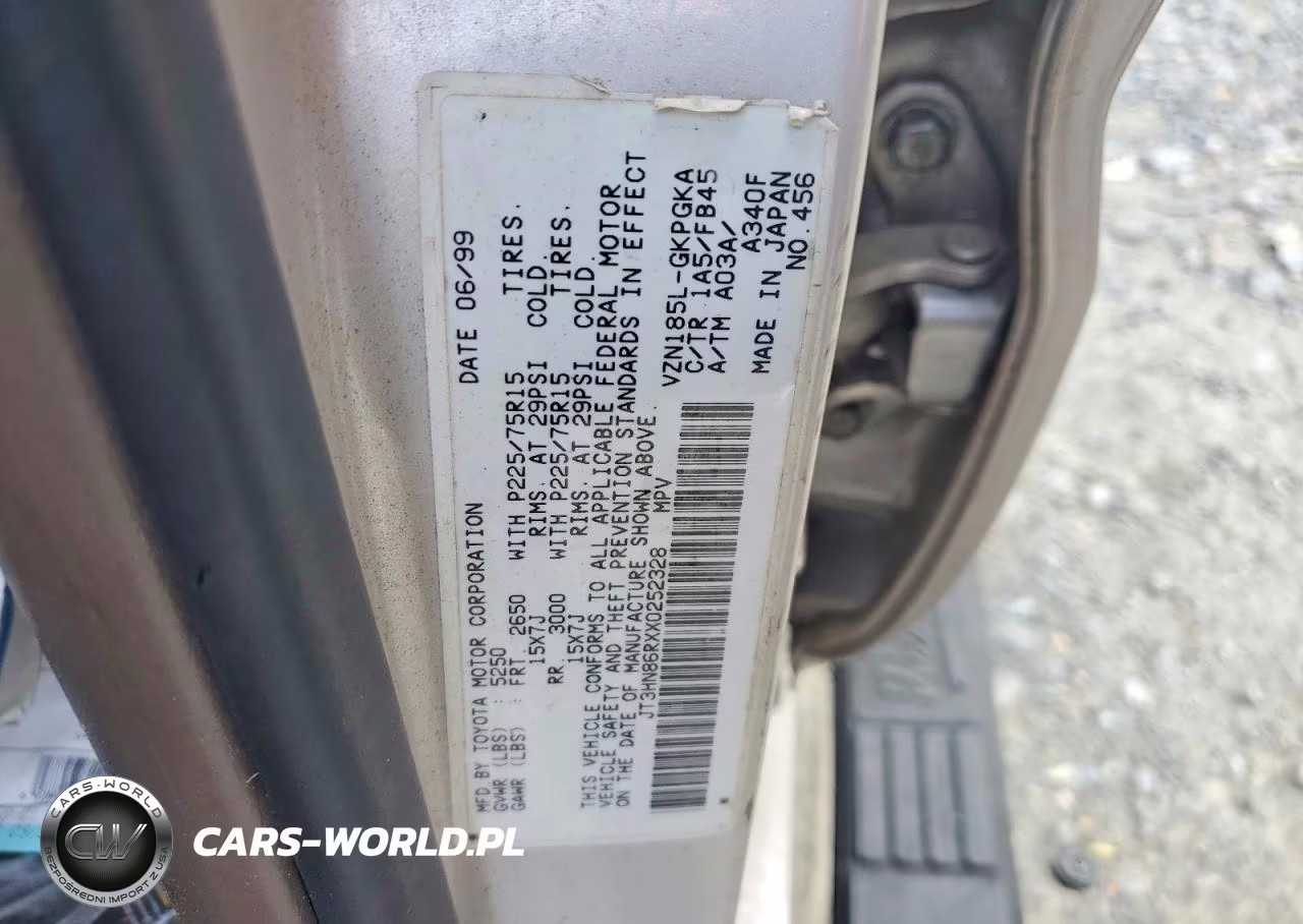 1999 Toyota 4Runner Sr5 VIN:JT3HN86RXX0252328 - 13