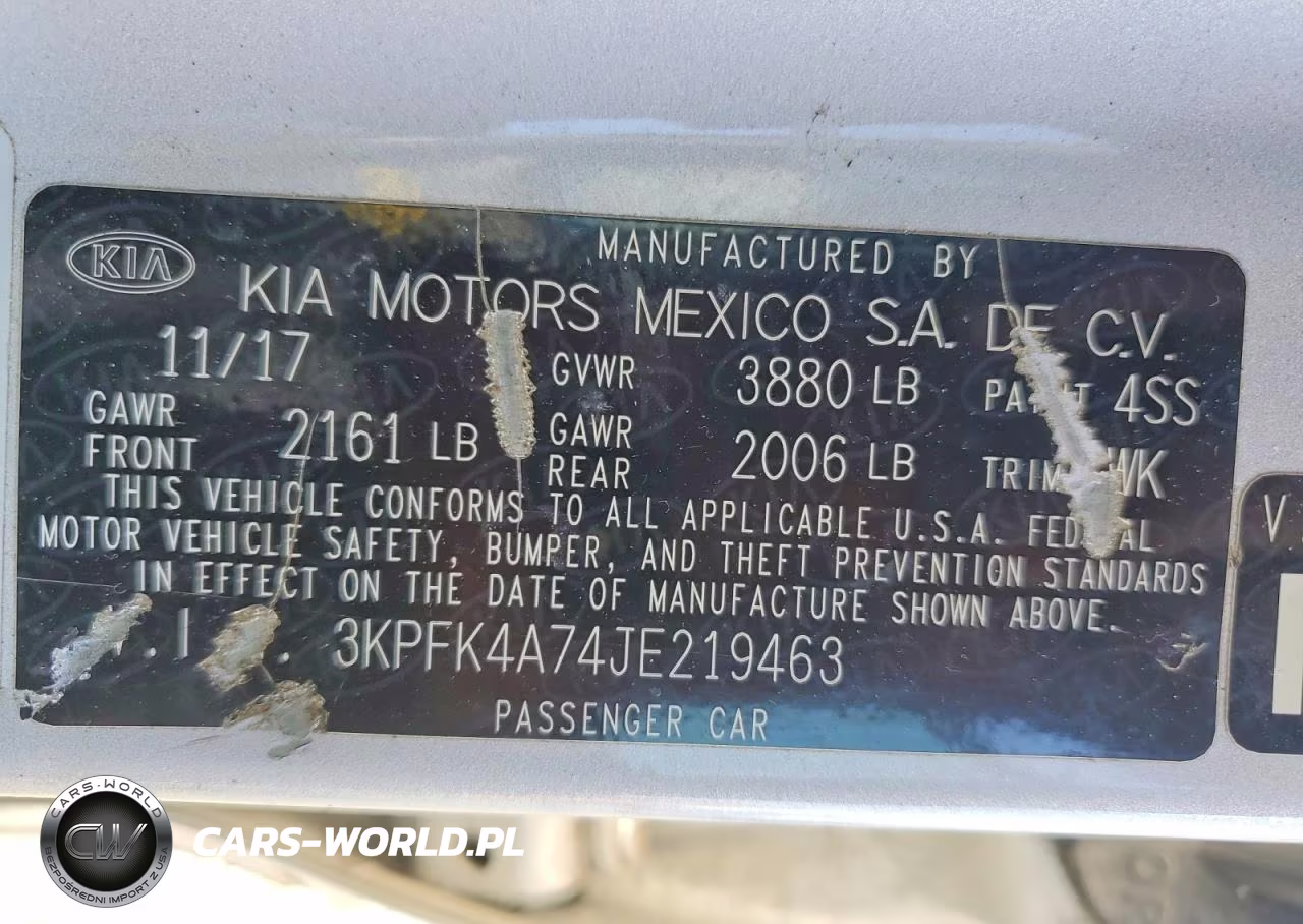 2018 Kia Forte Lx VIN:3KPFK4A74JE219463 - 12