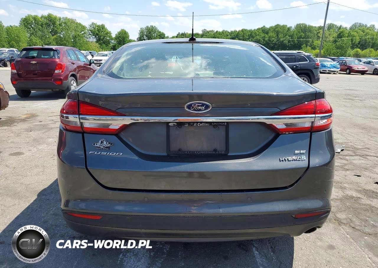 2018 Ford Fusion Se Hybrid VIN:3FA6P0LU6JR235269 - 6