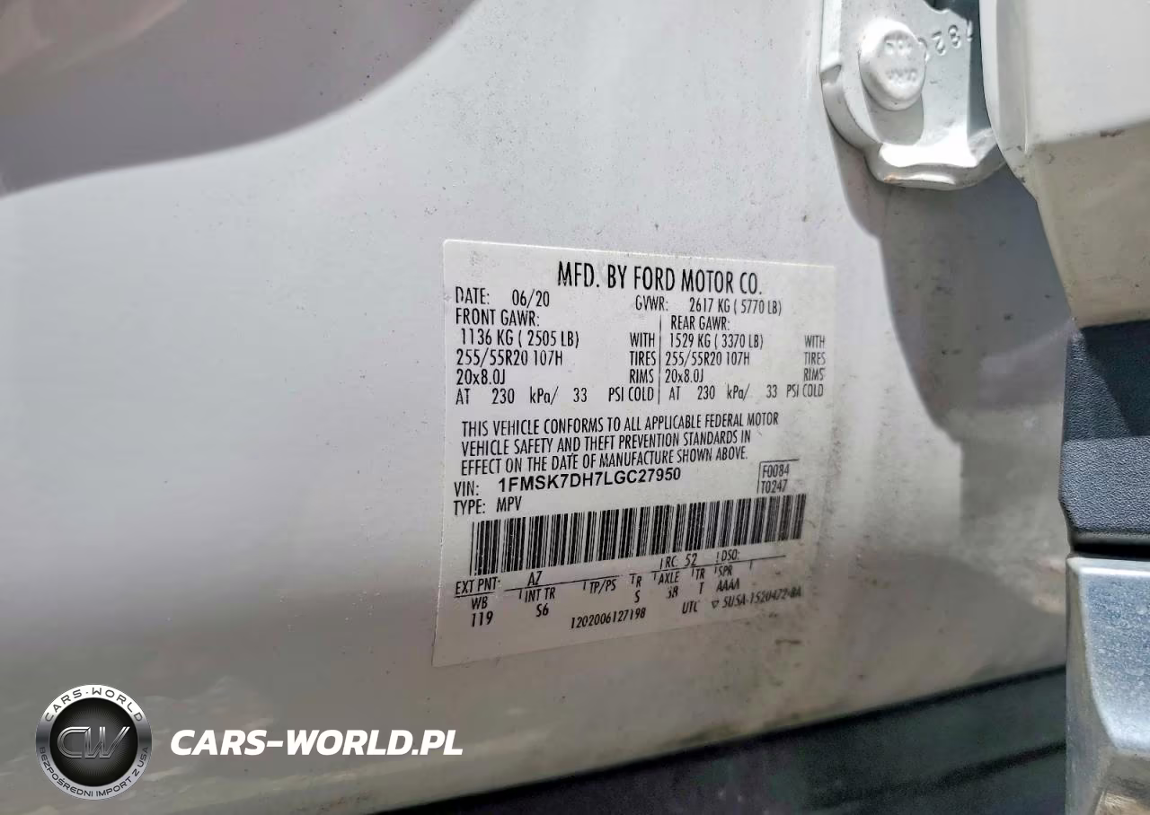 2020 Ford Explorer Xlt VIN:1FMSK7DH7LGC27950 - 14