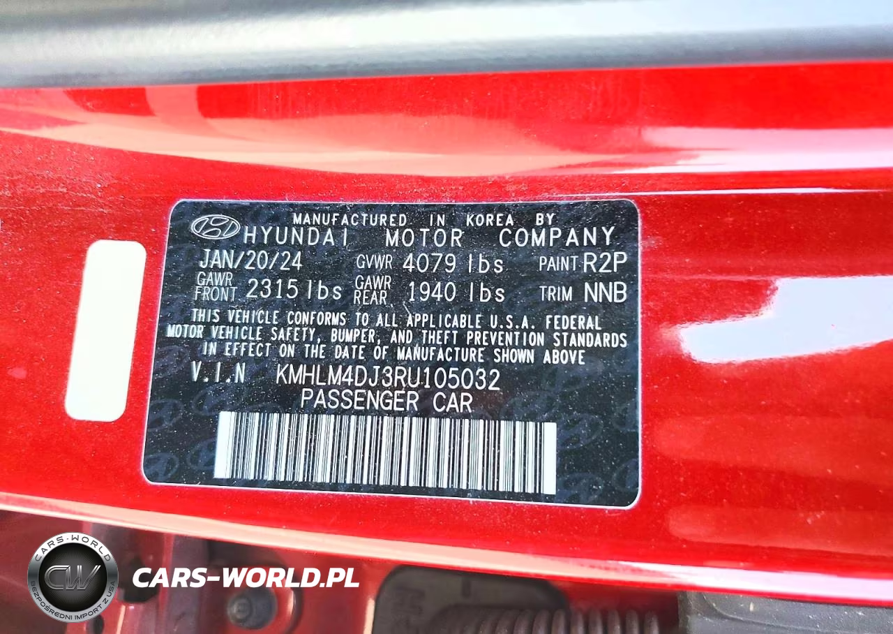 2024 Hyundai Elantra Blue VIN:KMHLM4DJ3RU105032 - 12