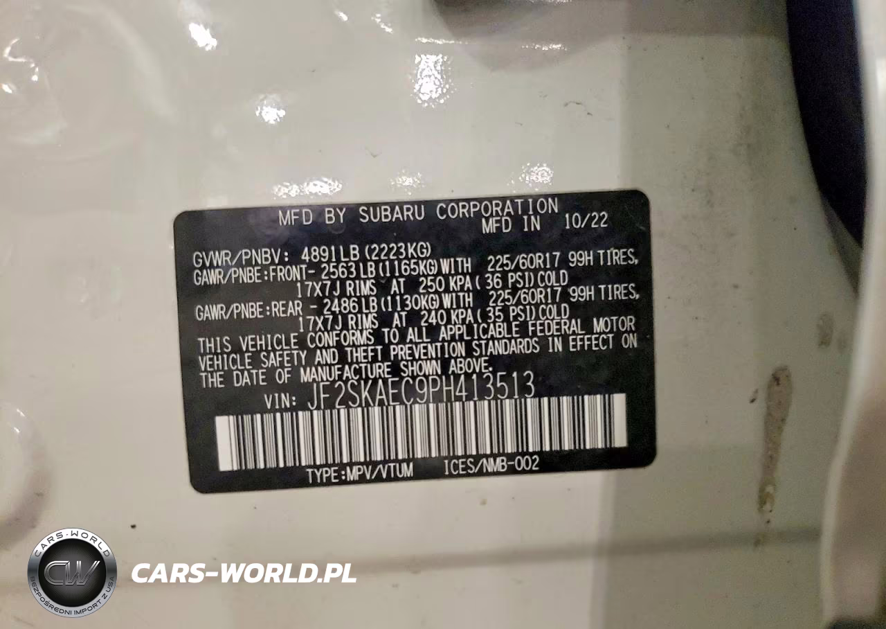 2023 Subaru Forester Premium VIN:JF2SKAEC9PH413513 - 14