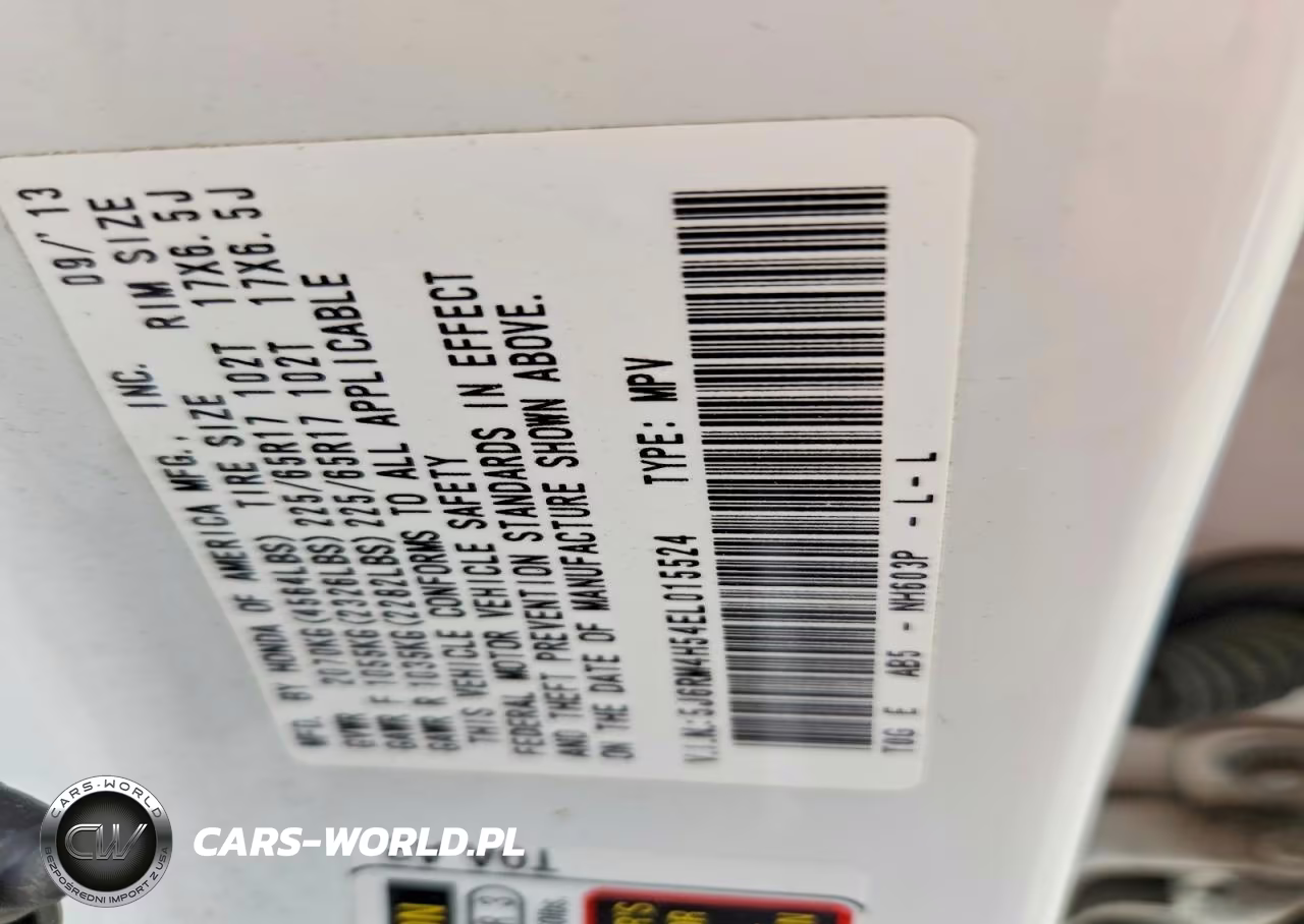 2014 Honda Cr-V Ex VIN:5J6RM4H54EL015524 - 13