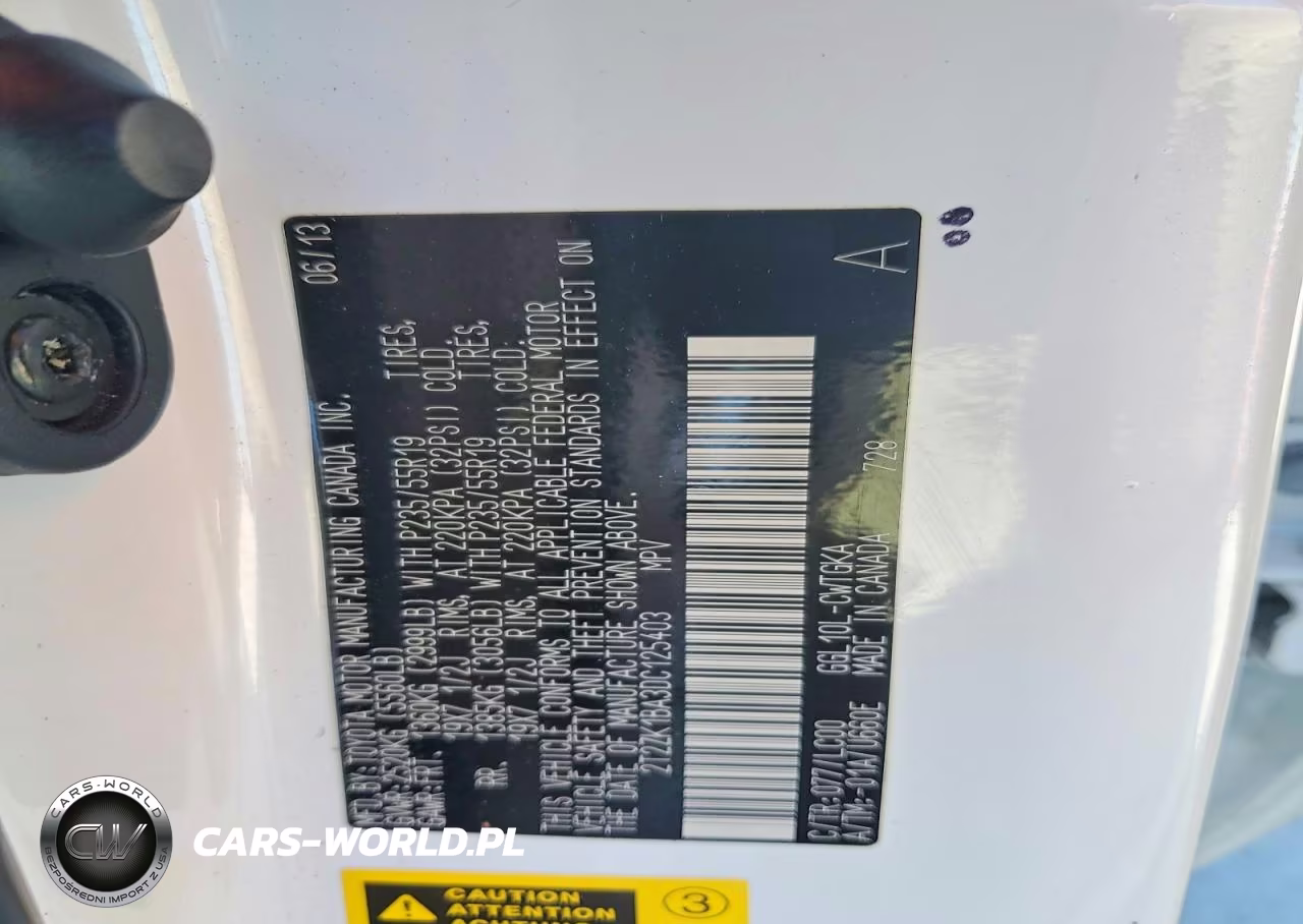 2013 Lexus Rx 350 VIN:2T2ZK1BA3DC125403 - 13