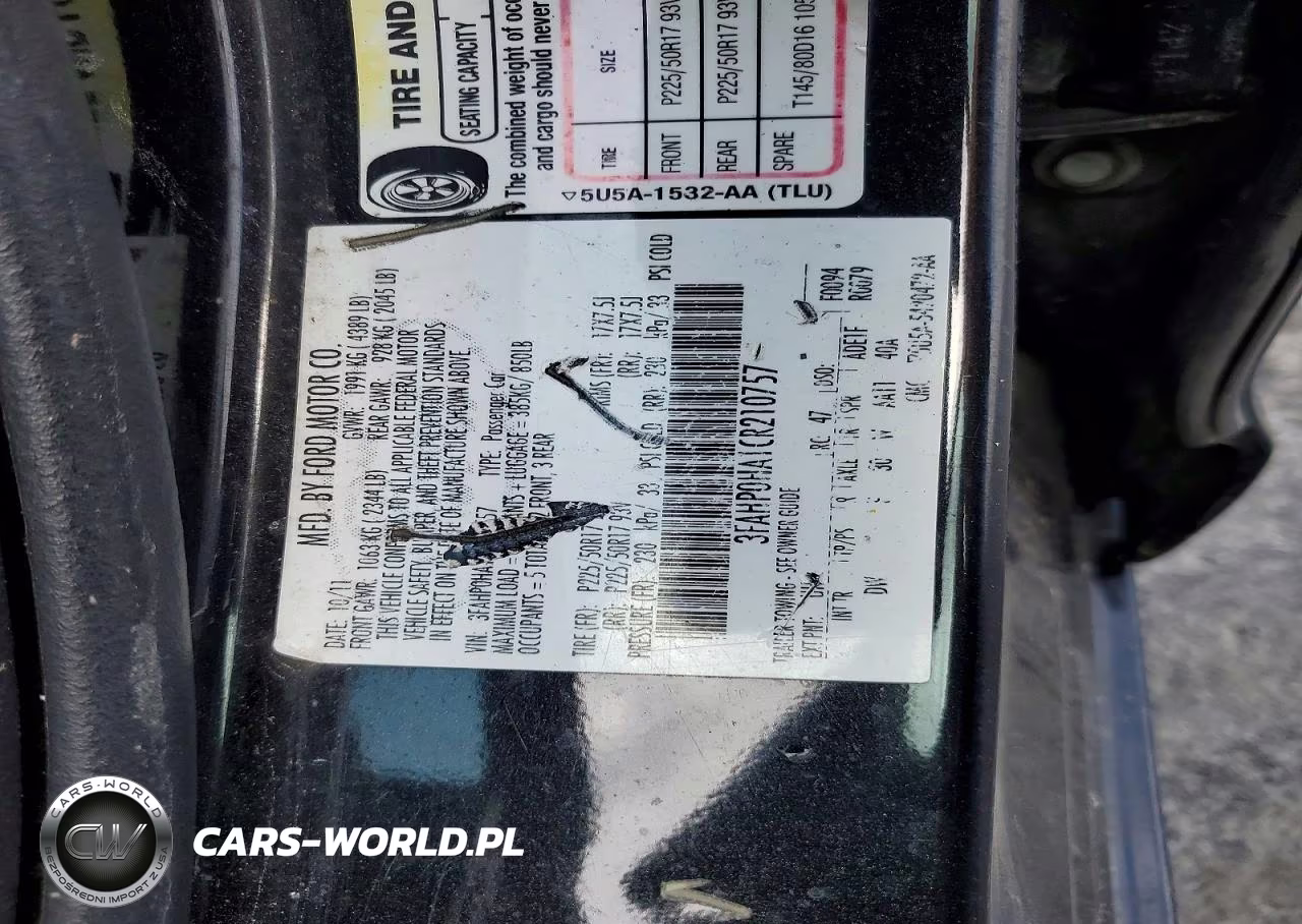2012 Ford Fusion Se VIN:3FAHP0HA1CR210757 - 13