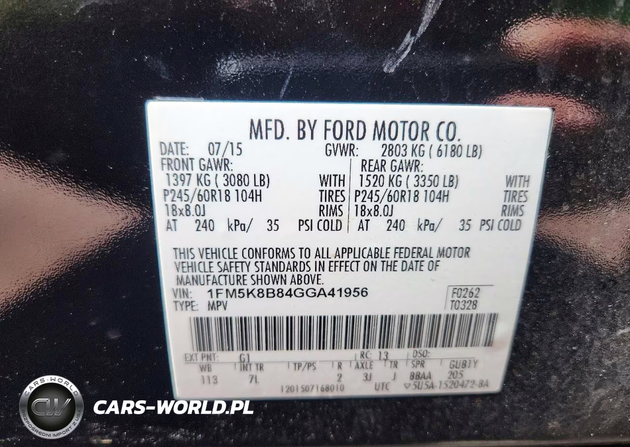 2016 Ford Explorer VIN:1FM5K8B84GGA41956 - 13