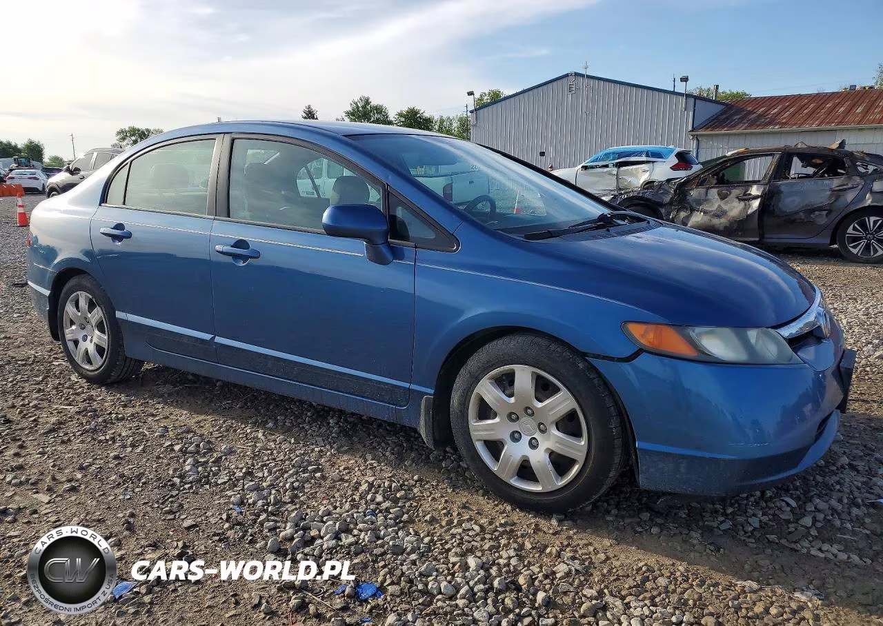 2007 Honda Civic Lx VIN:1HGFA16547L112830 - 4
