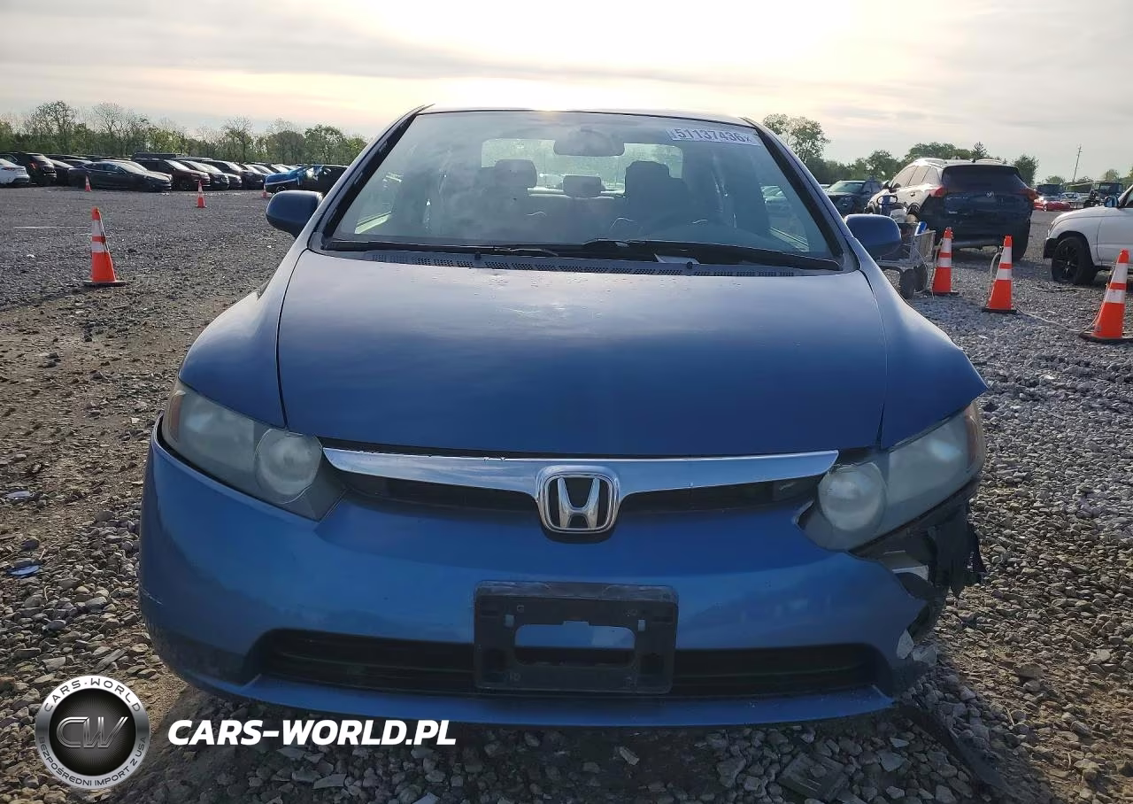 2007 Honda Civic Lx VIN:1HGFA16547L112830 - 5