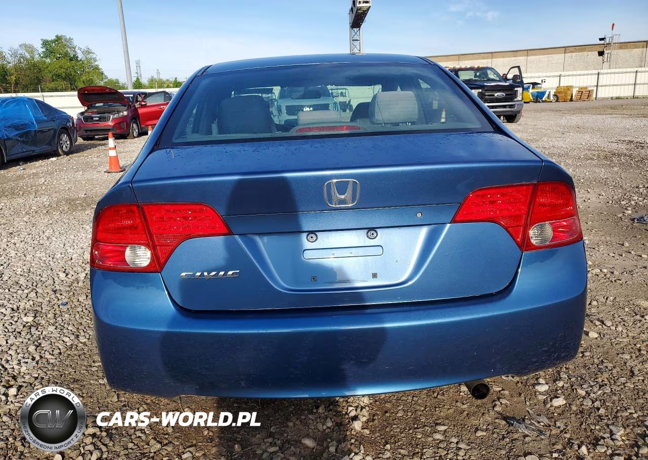 2007 Honda Civic Lx VIN:1HGFA16547L112830 - 6