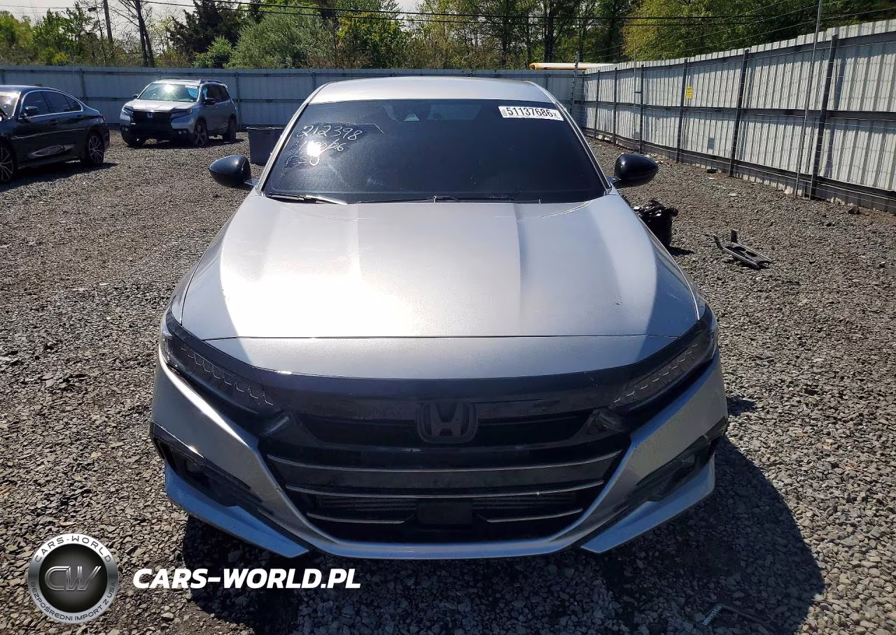 2022 Honda Accord Sport VIN:1HGCV1F37NA063671 - 5