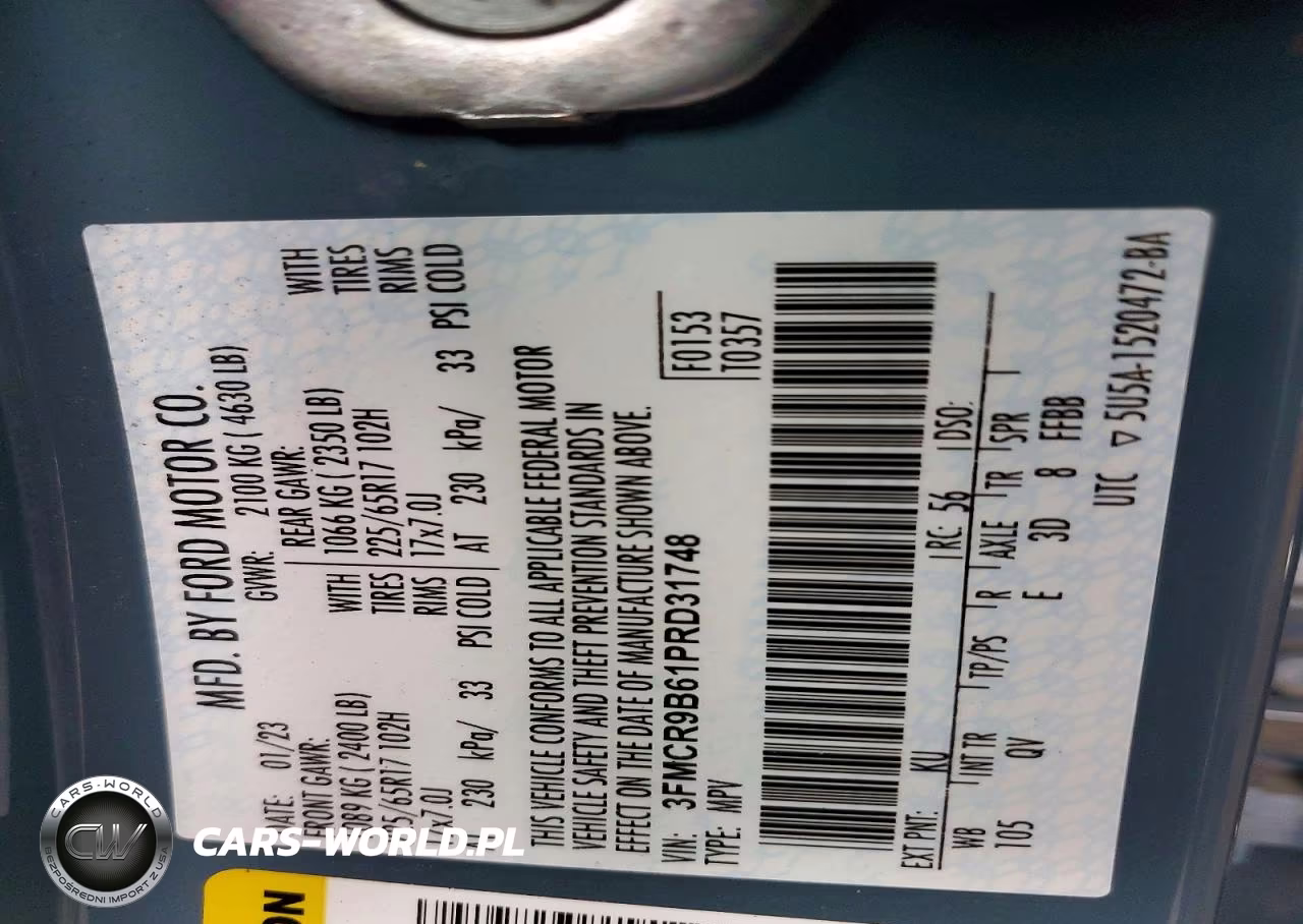 2023 Ford Bronco Sport Big Bend VIN:3FMCR9B61PRD31748 - 14