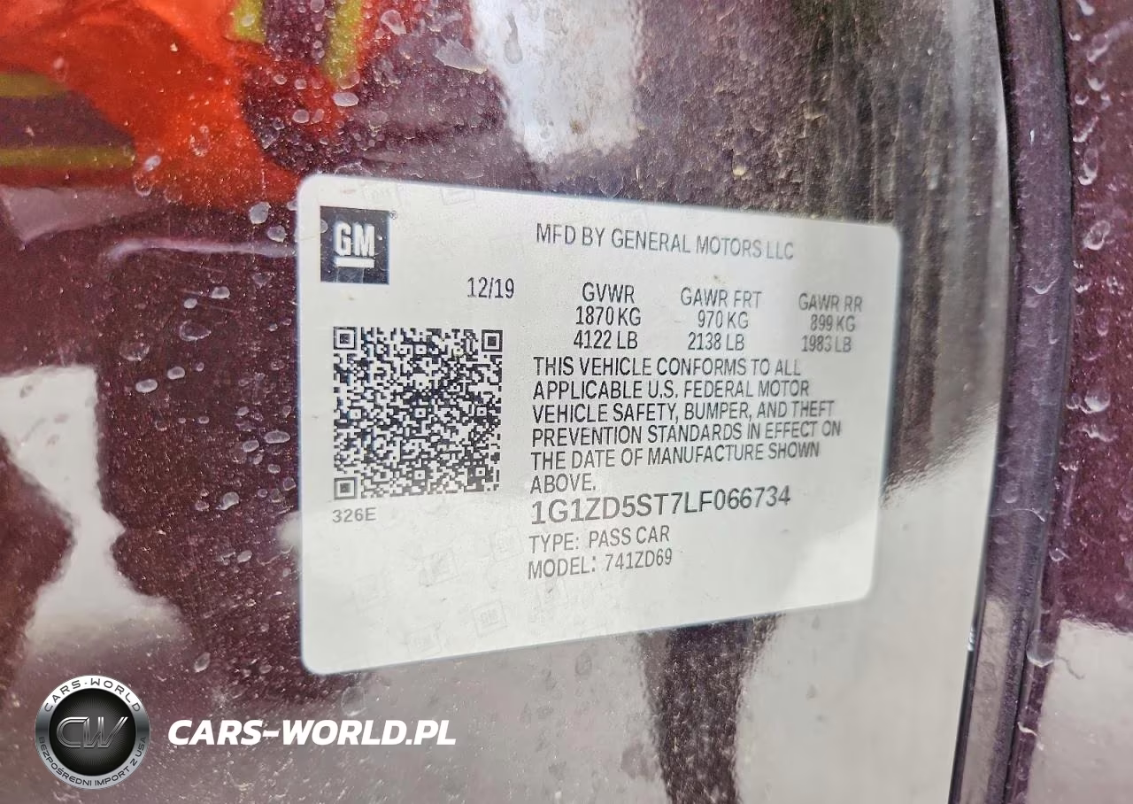 2020 Chevrolet Malibu Lt VIN:1G1ZD5ST7LF066734 - 13