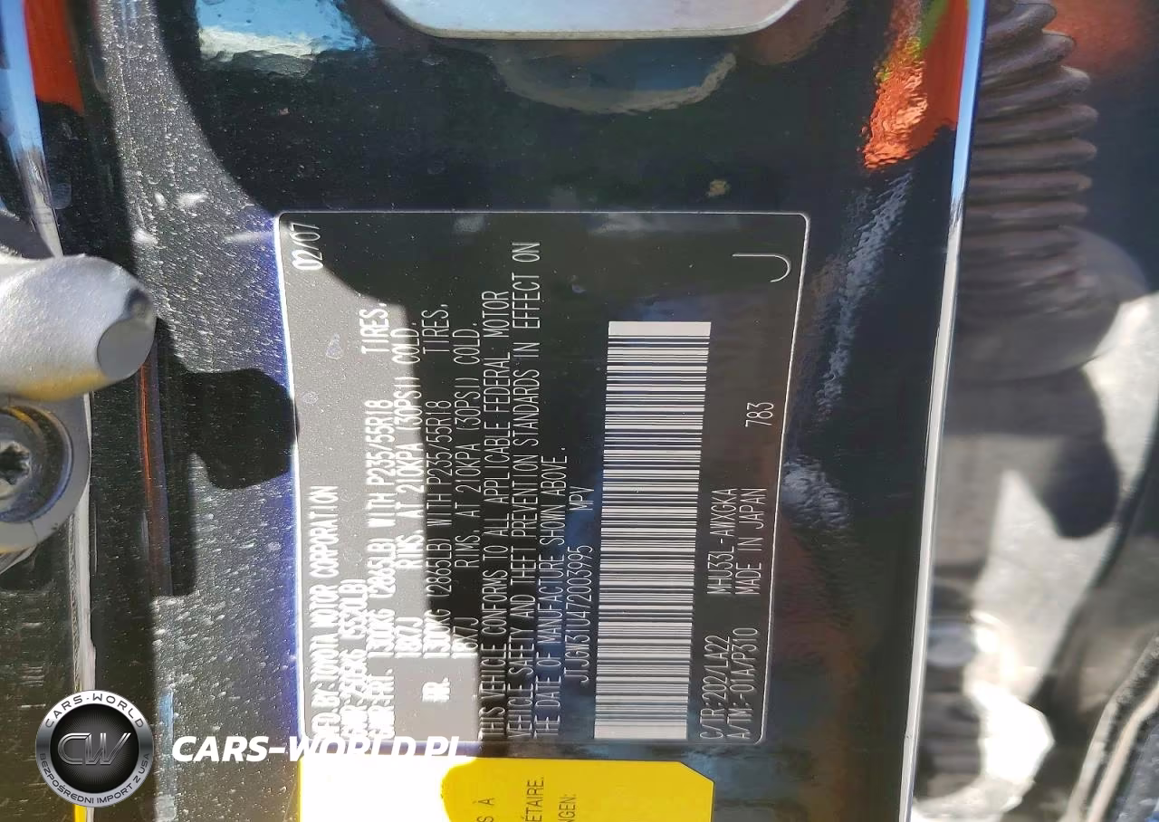 2007 Lexus Rx 400H VIN:JTJGW31U472003995 - 12