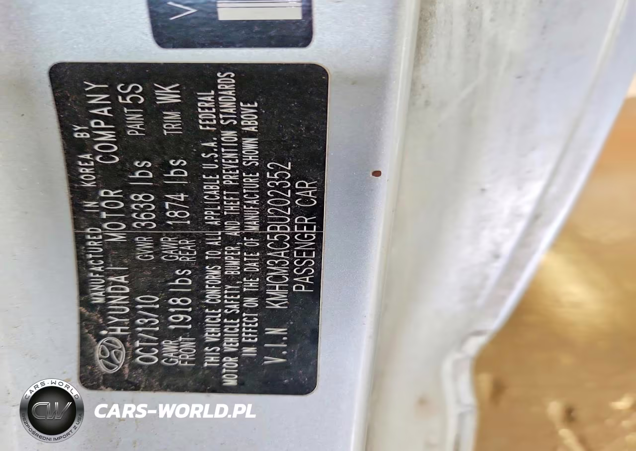 2011 Hyundai Accent Gl VIN:KMHCM3AC5BU202352 - 12
