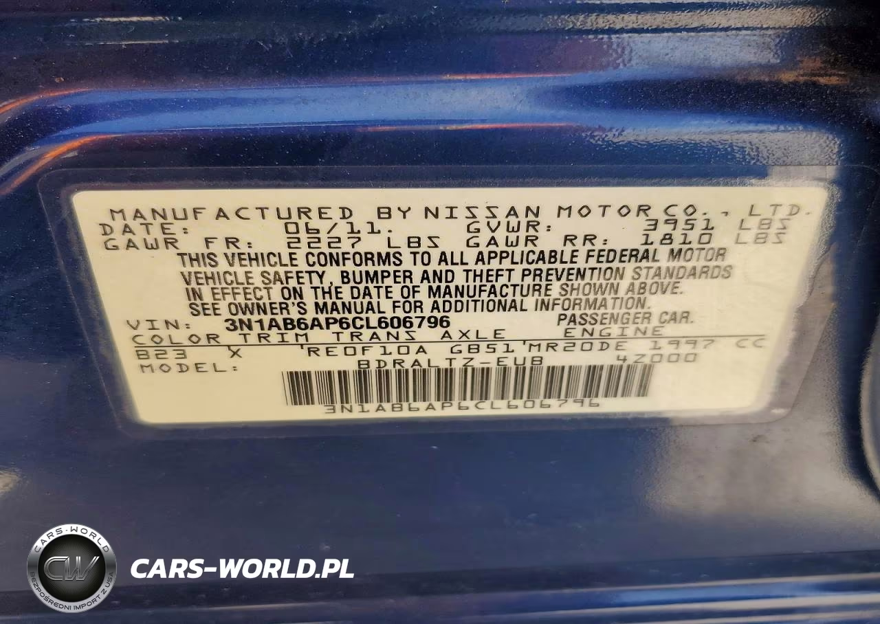 2012 Nissan 300 Zx VIN:3N1AB6AP6CL606796 - 13