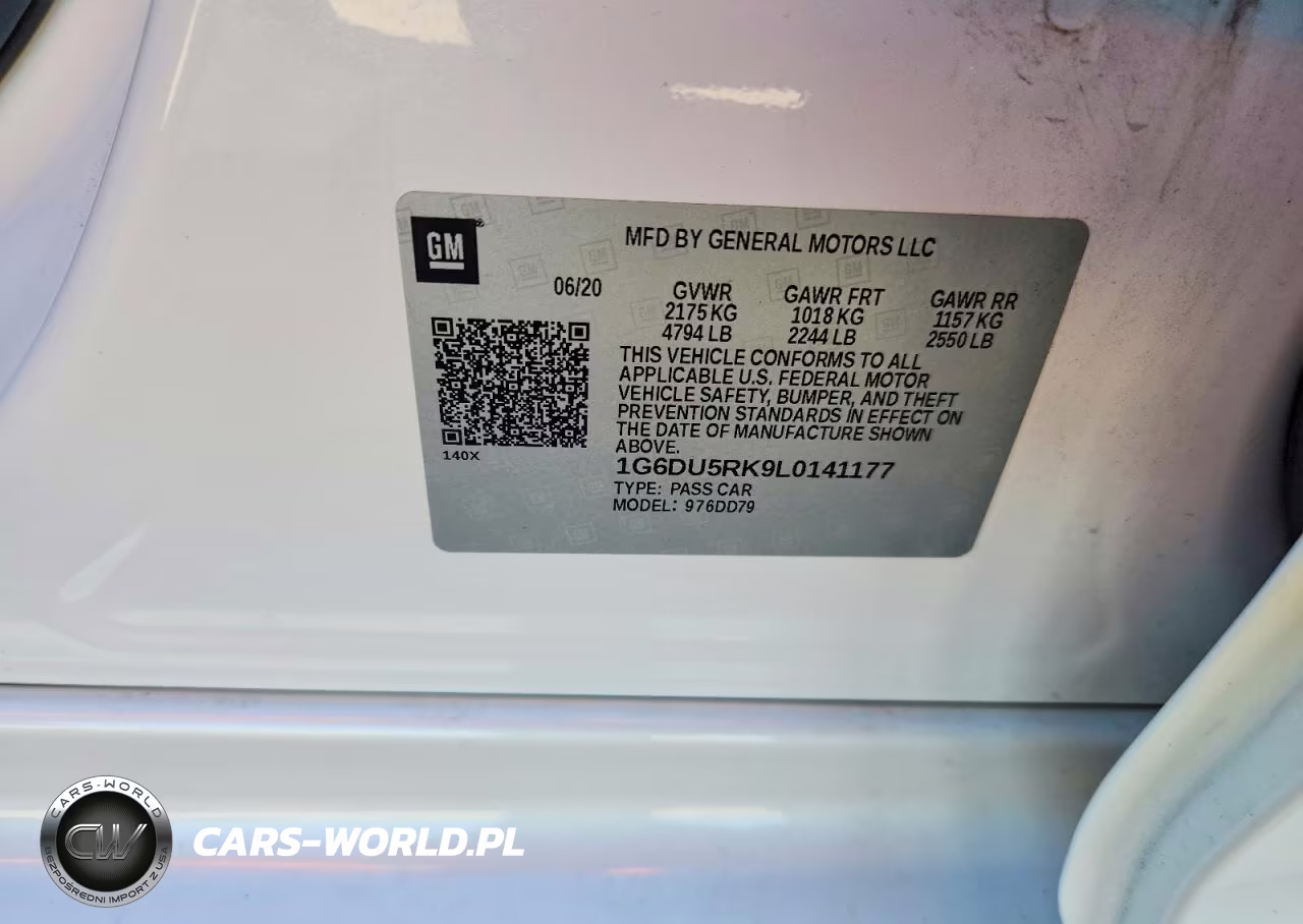 2020 Cadillac Ct5 Sport VIN:1G6DU5RK9L0141177 - 12