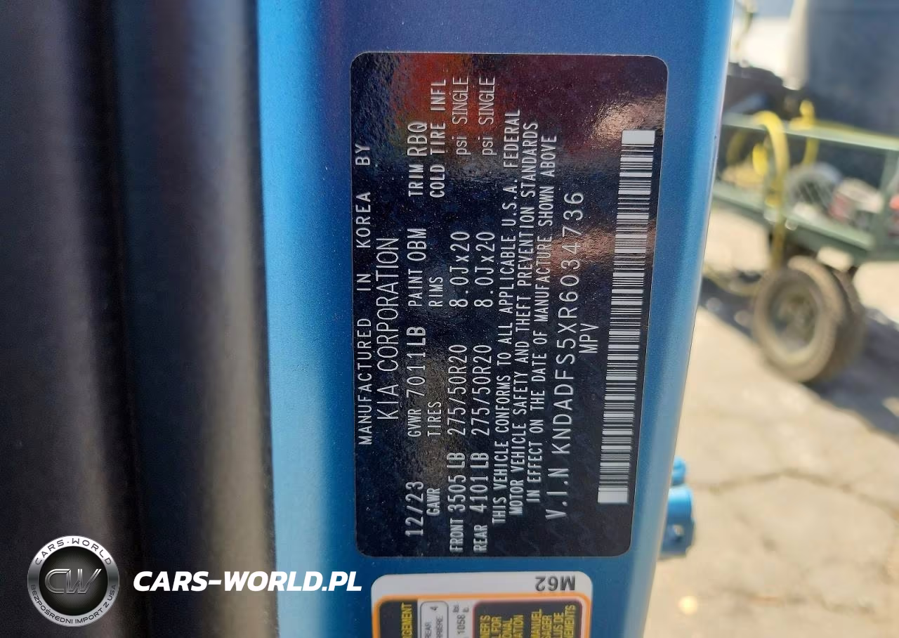 2024 Kia Ev9 Land VIN:KNDADFS5XR6034736 - 13