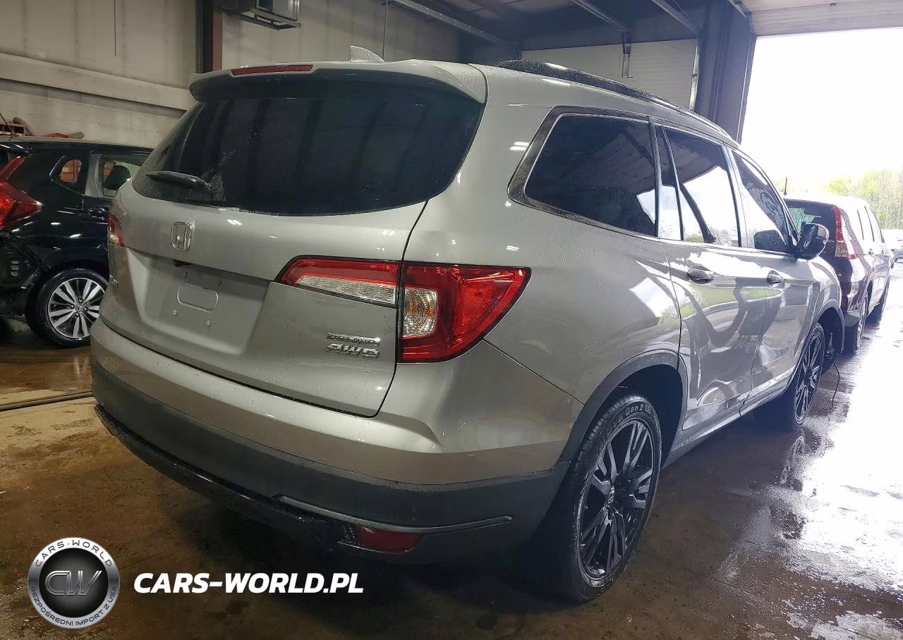 2022 Honda Pilot Se VIN:5FNYF6H23NB071521 - 3