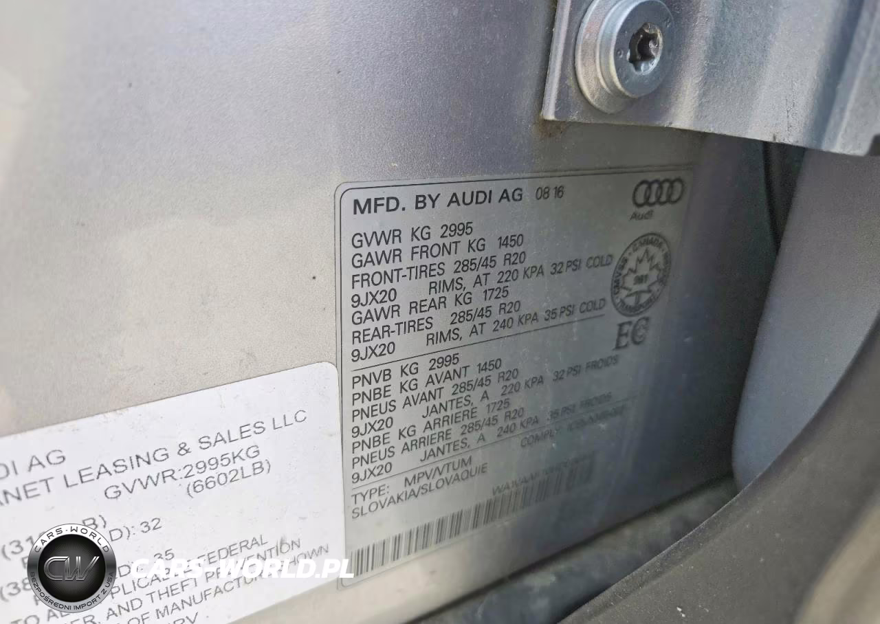 2017 Audi Q7 Prestige VIN:WA1VAAF70HD026402 - 13