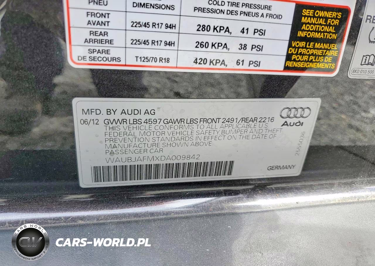 2013 Audi A3 Premium VIN:WAUBJAFMXDA009842 - 14