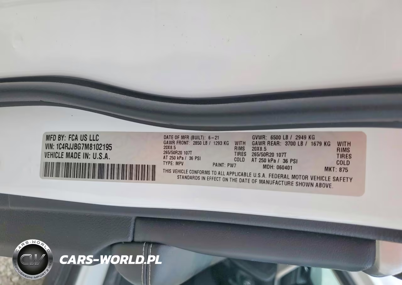 2021 Jeep Grand Cherokee L Limited VIN:1C4RJJBG7M8102195 - 14