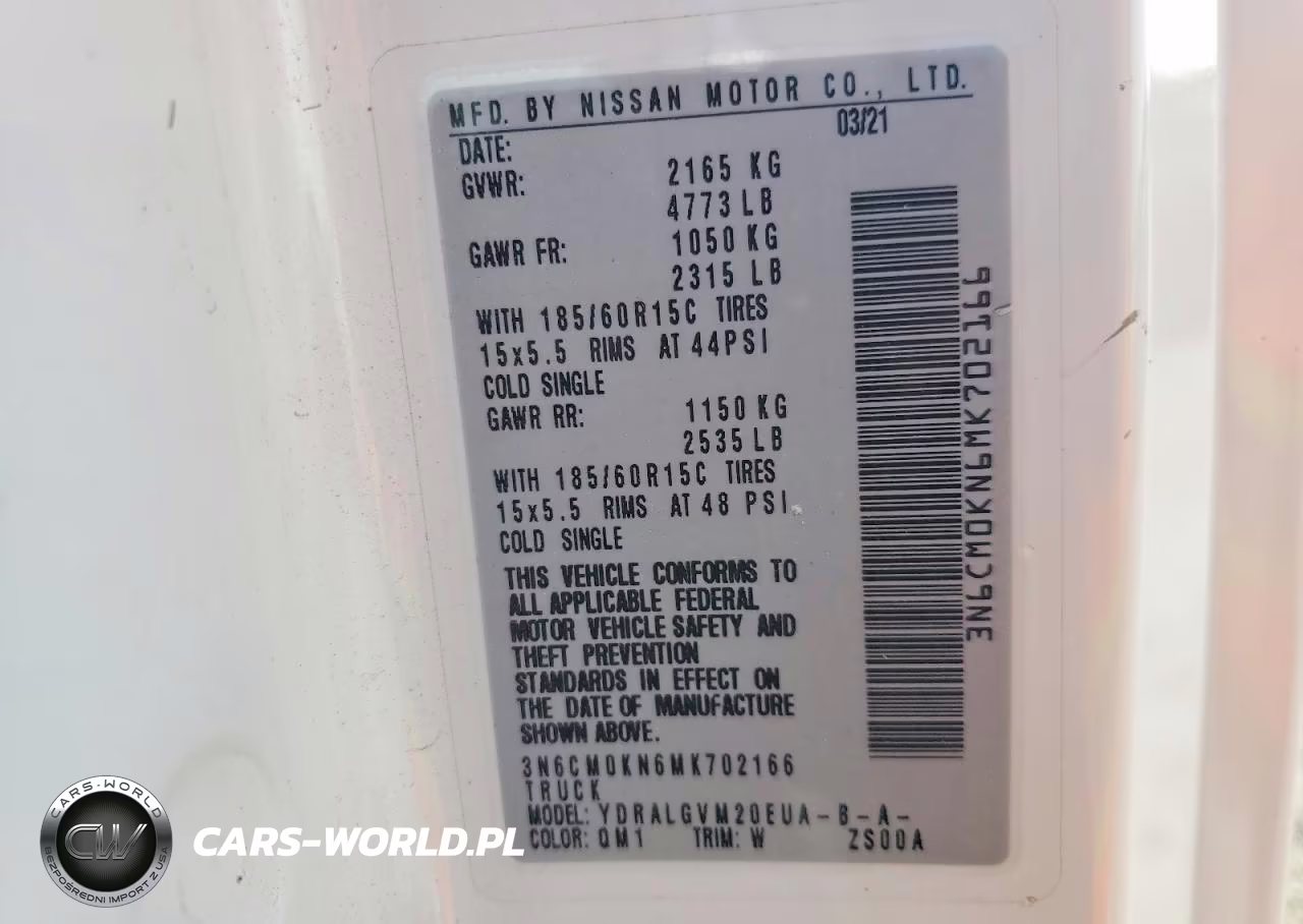 2021 Nissan Nv200 Sv VIN:3N6CM0KN6MK702166 - 13