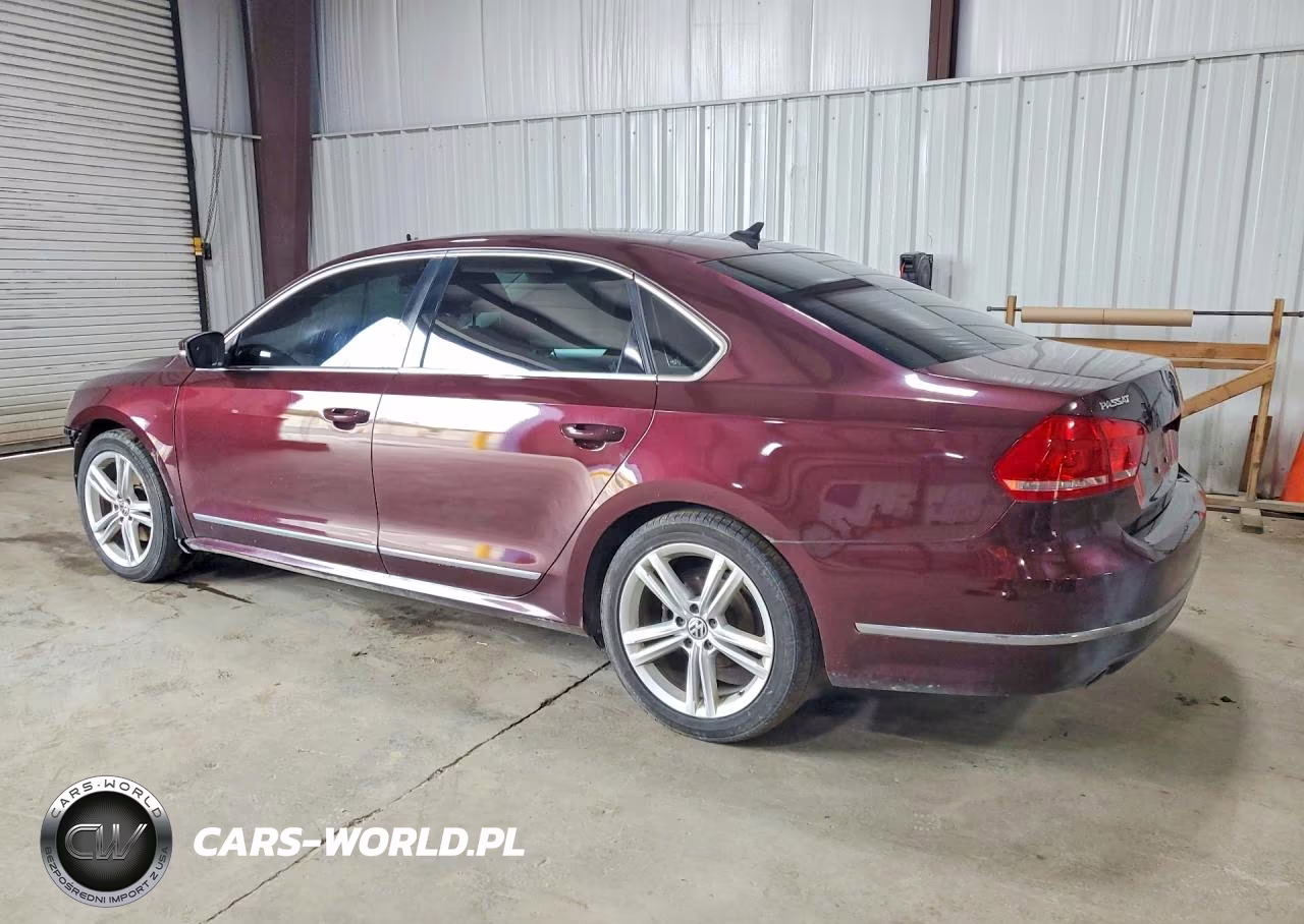 2012 Volkswagen Passat Se VIN:1VWBN7A37CC108191 - 2