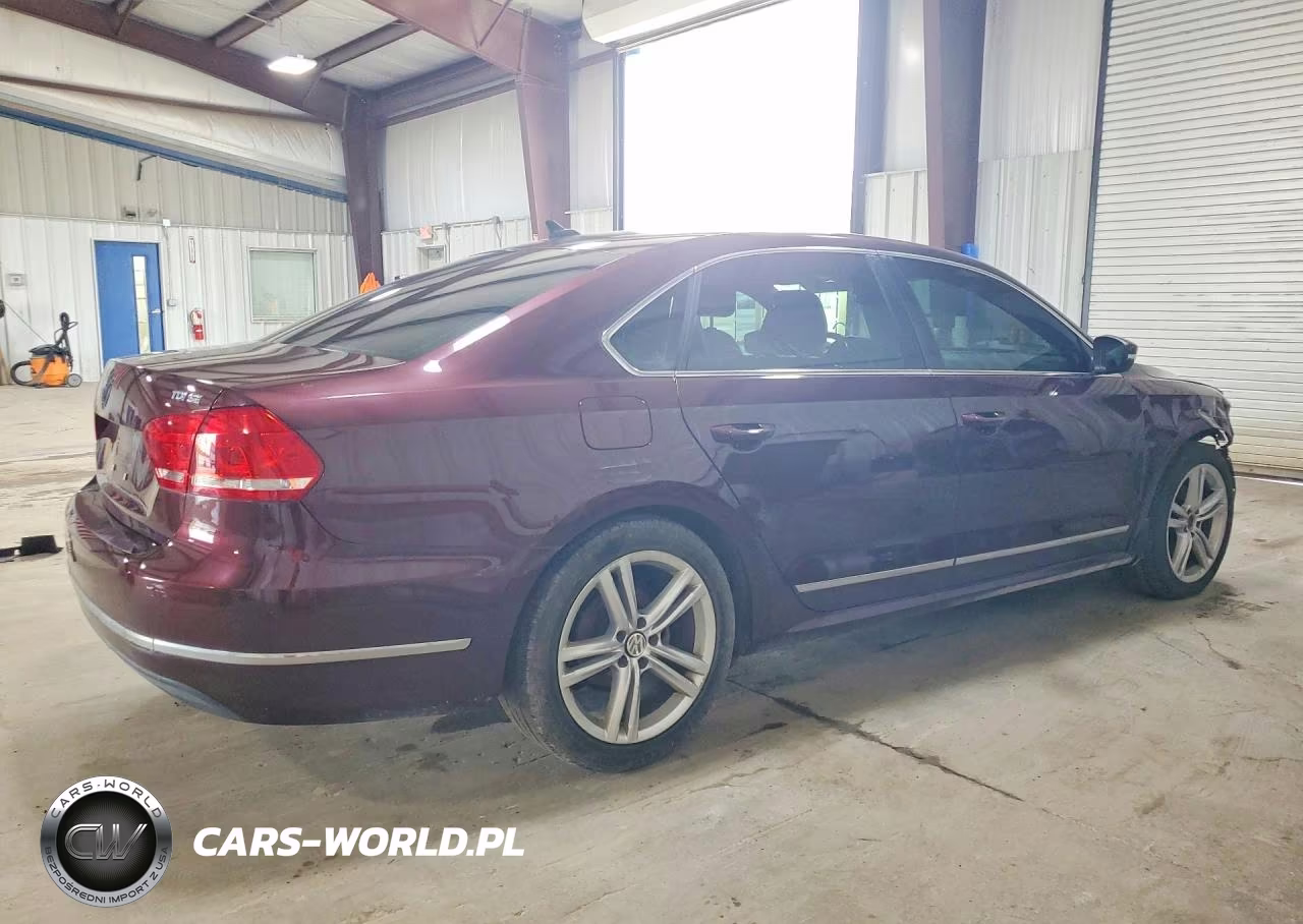 2012 Volkswagen Passat Se VIN:1VWBN7A37CC108191 - 3