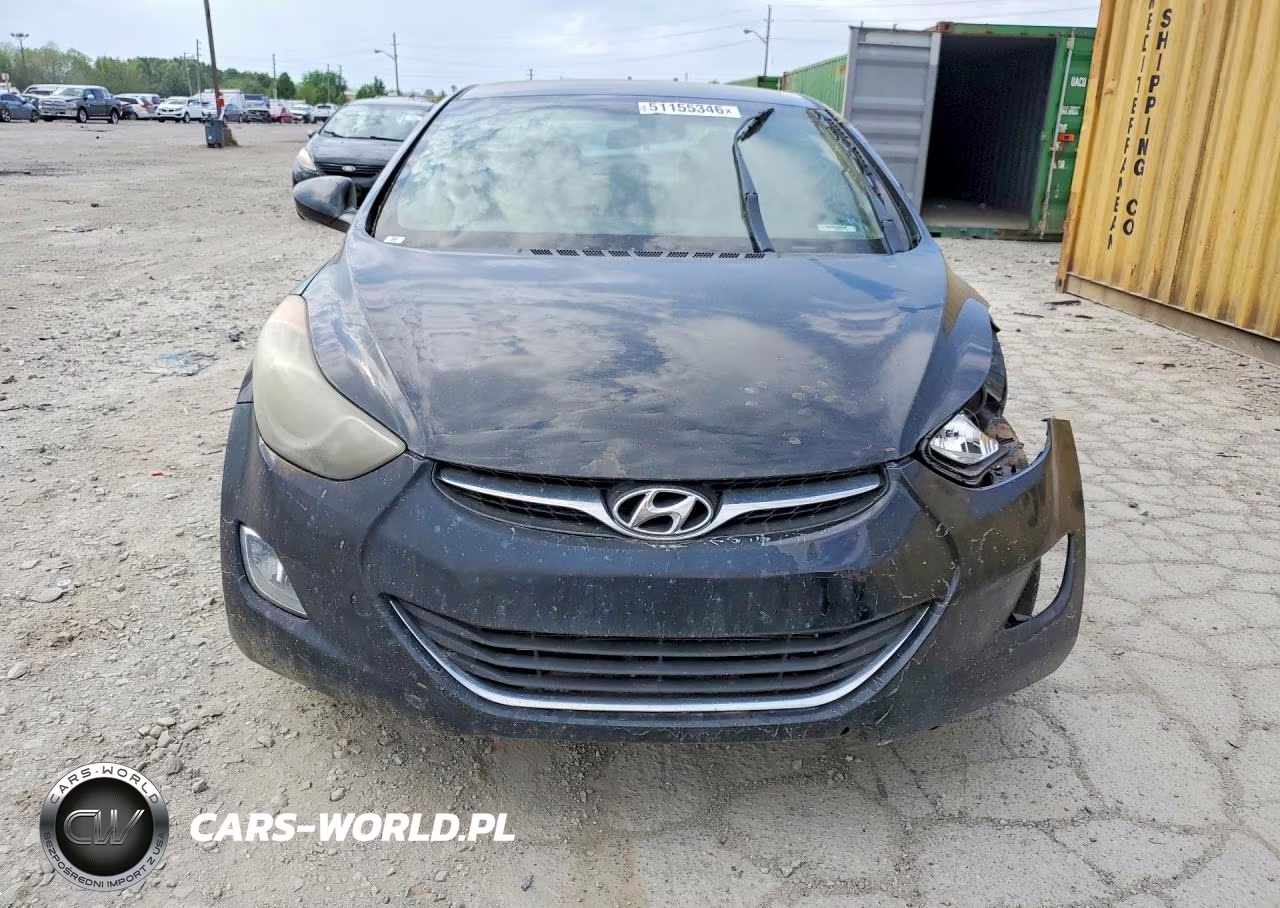 2012 Hyundai Elantra Gls VIN:5NPDH4AE1CH065412 - 5