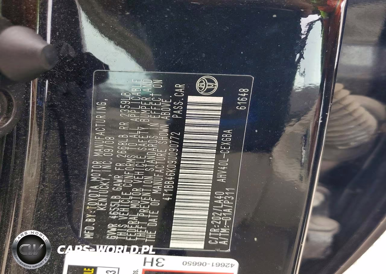 2009 Toyota Camry Hybrid VIN:4T1BB46K09U090772 - 12