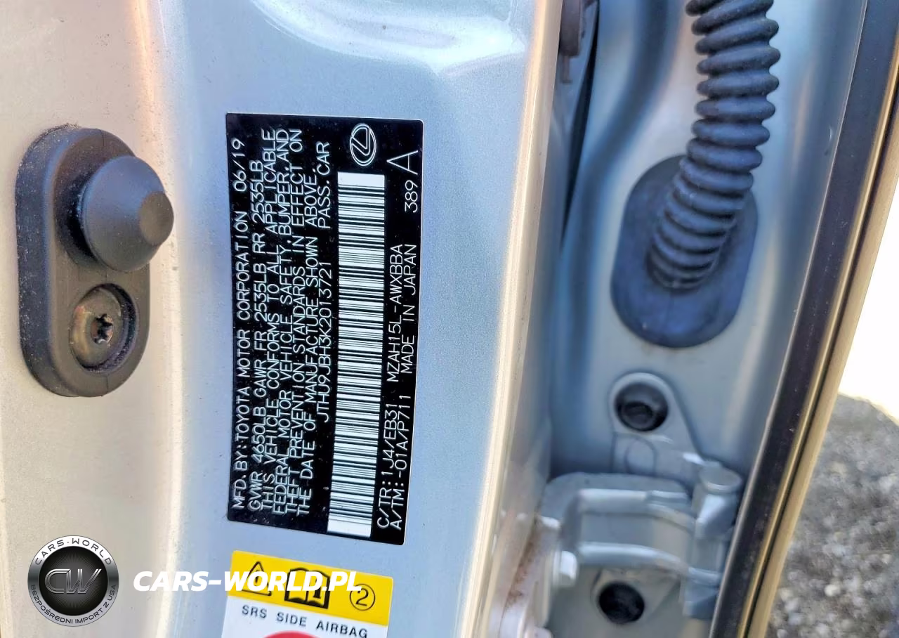 2019 Lexus Ux 250H VIN:JTHU9JBH3K2013721 - 13