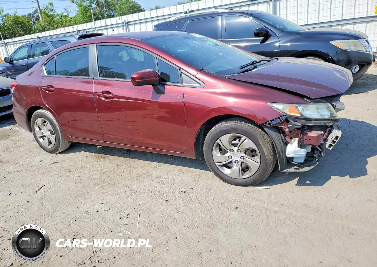 2015 Honda Civic Lx VIN:19XFB2F54FE032761 - 4