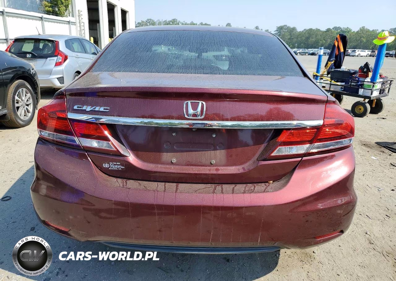 2015 Honda Civic Lx VIN:19XFB2F54FE032761 - 6