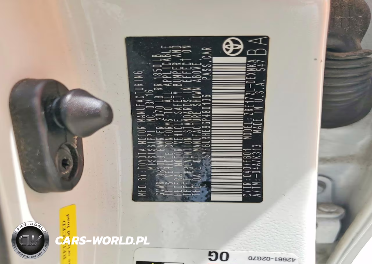 2016 Toyota Corolla Le VIN:5YFBURHE9GP480136 - 13