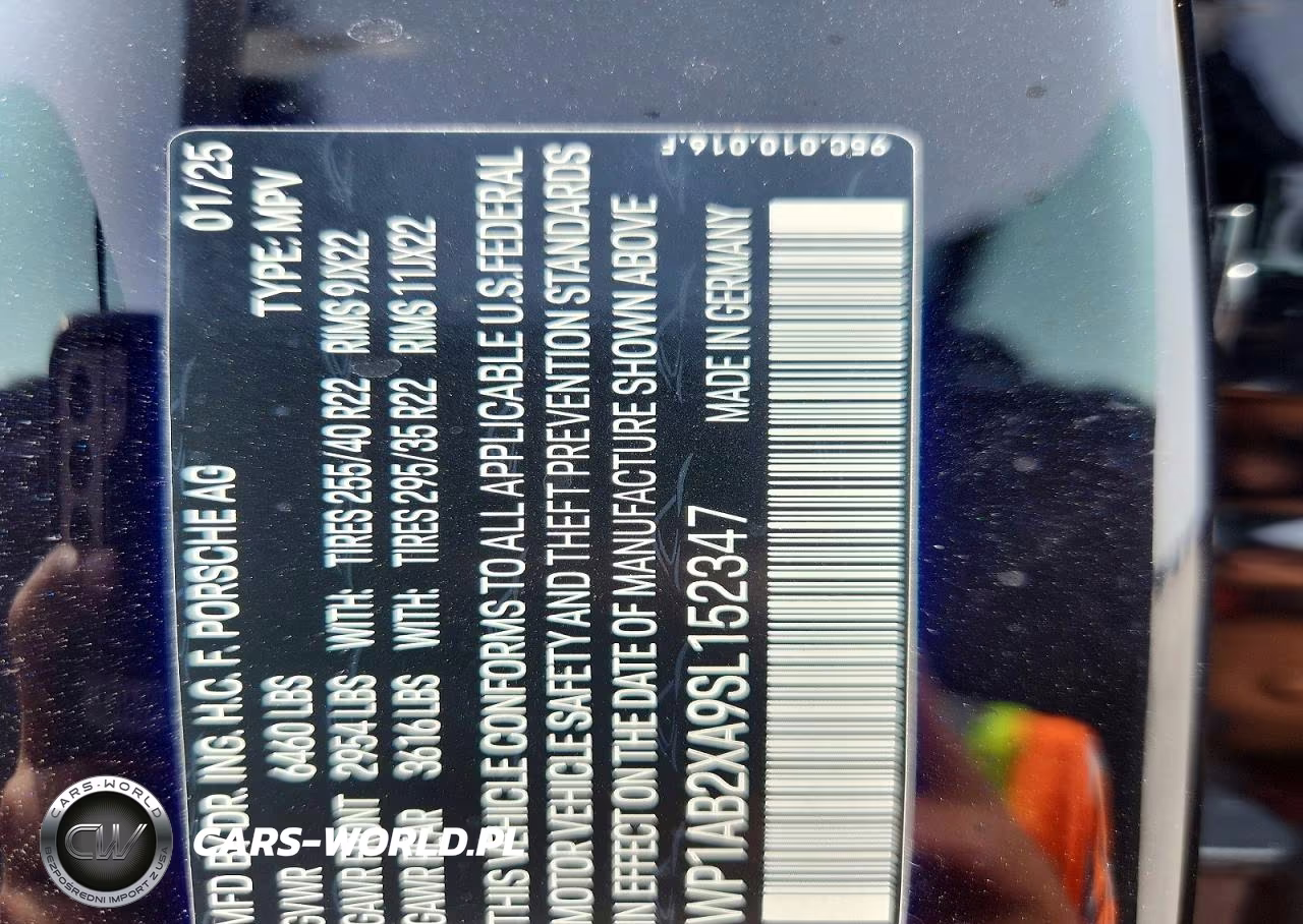 2025 Porsche Macan 4S VIN:WP1AB2XA9SL152347 - 14