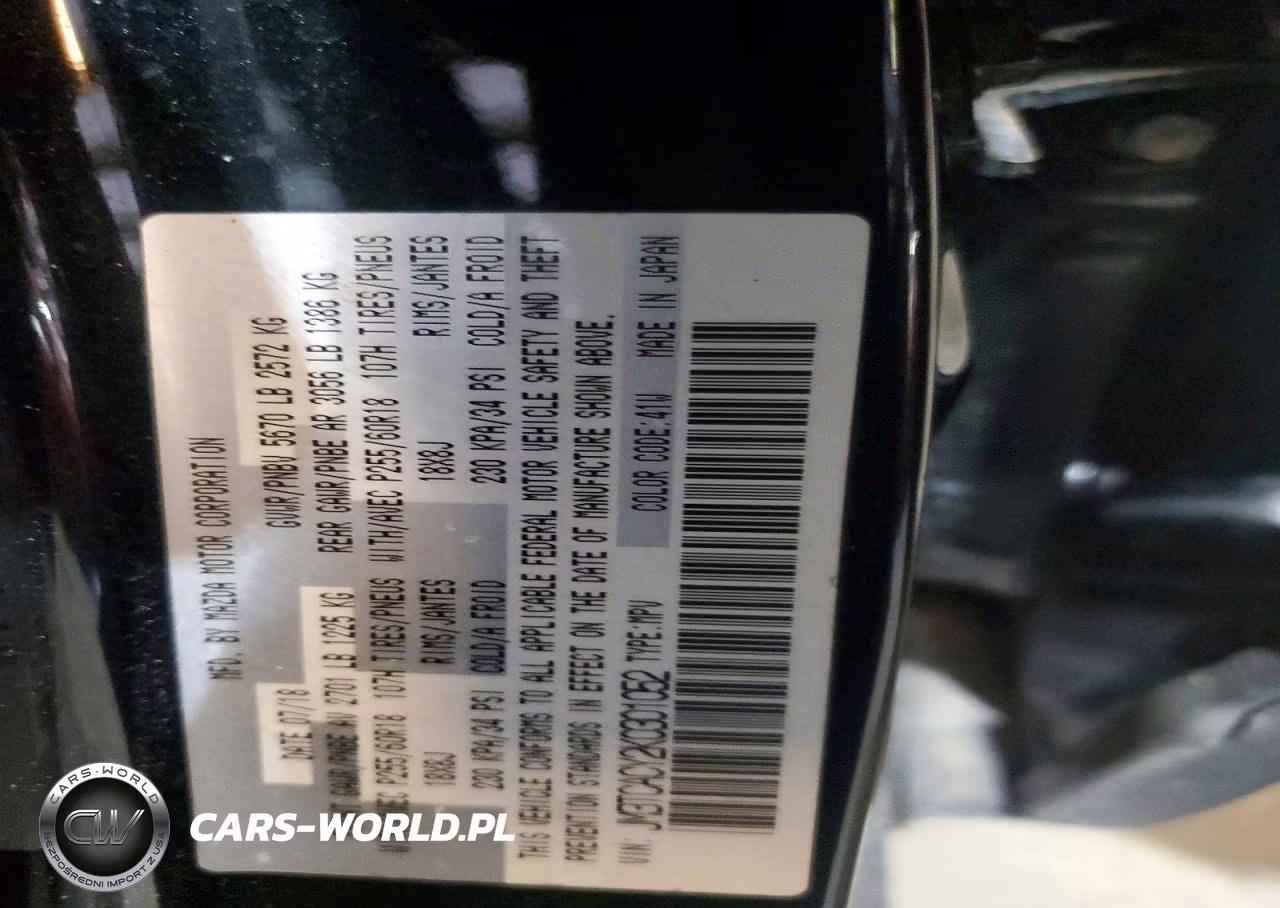 2019 Mazda Cx-9 Touring VIN:JM3TCACY2K0301052 - 13