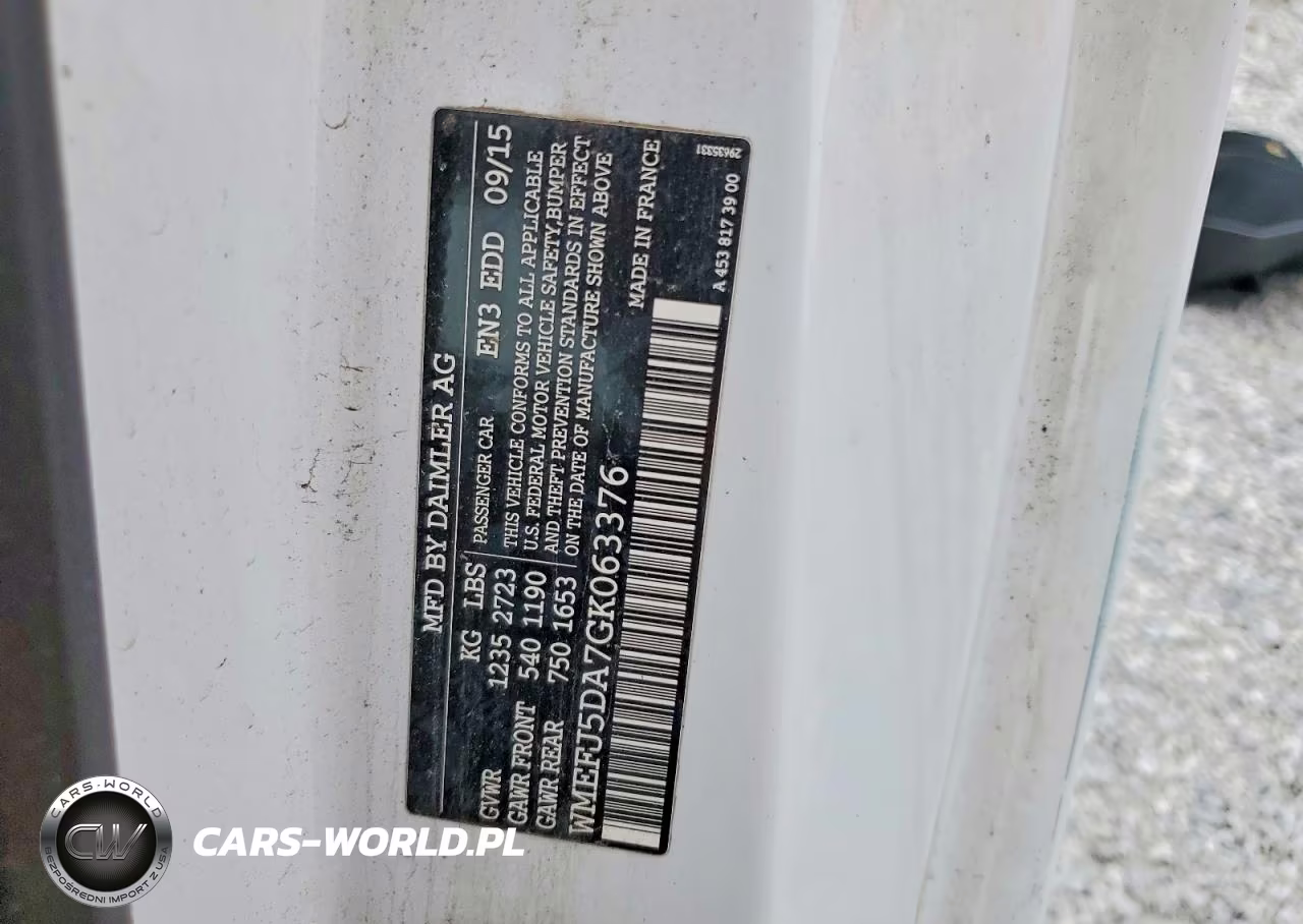 2016 Smart Fortwo VIN:WMEFJ5DA7GK063376 - 12