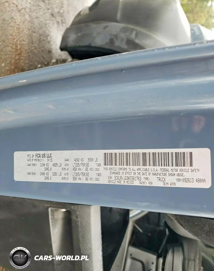 2019 Ram Promaster 3500 3500 High VIN:3C6URVJG3KE561763 - 14