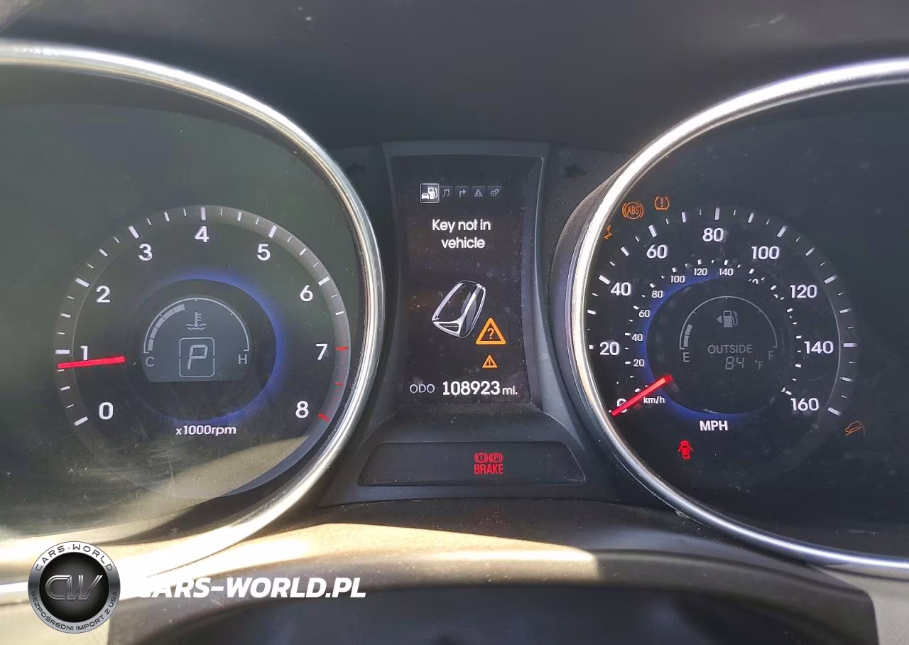 2013 Hyundai Santa Fe Gls Awd VIN:5XYZU3LB6DG015662 - 9