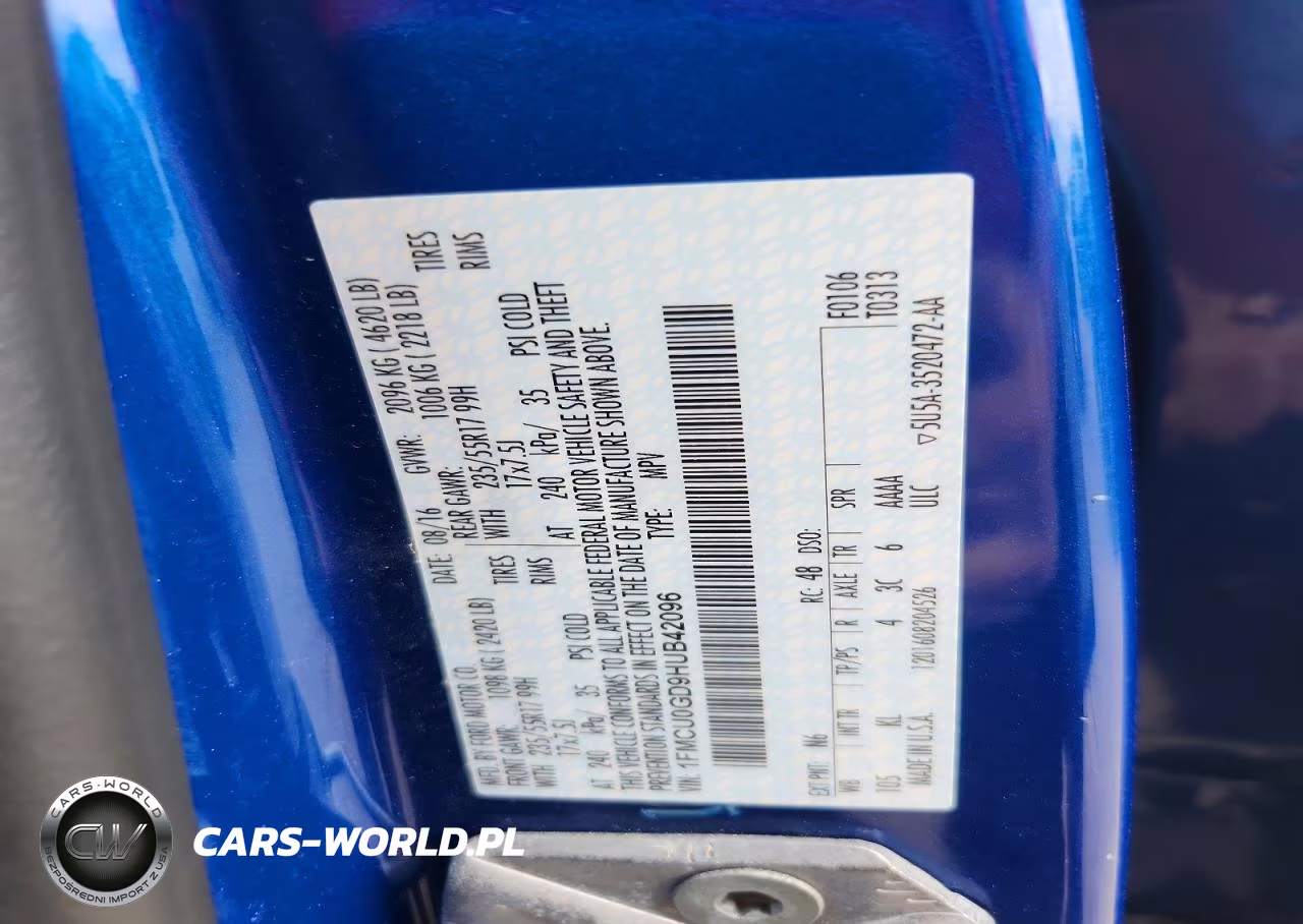 2017 Ford Escape Se VIN:1FMCU0GD9HUB42096 - 13