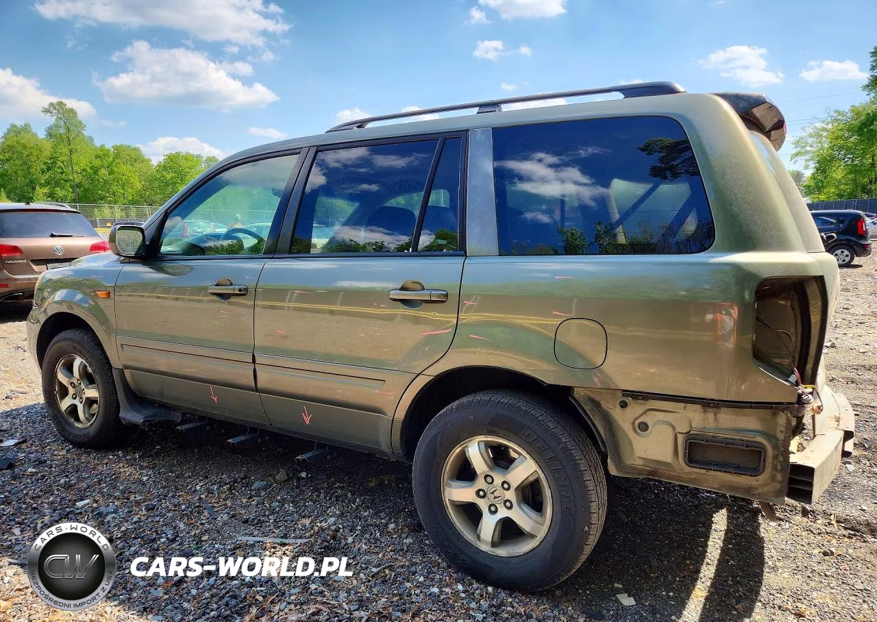 2007 Honda Pilot Exl VIN:5FNYF18507B007789 - 2