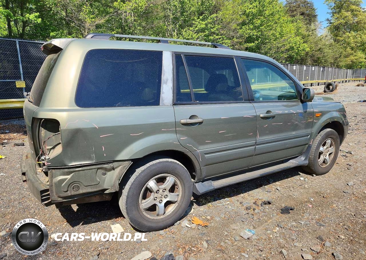 2007 Honda Pilot Exl VIN:5FNYF18507B007789 - 3