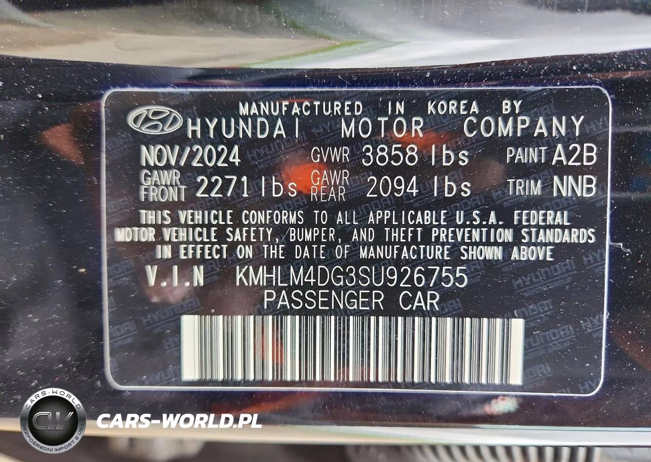 2025 Hyundai Elantra Sel Sport VIN:KMHLM4DG3SU926755 - 12