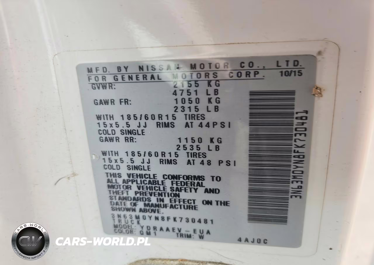 2015 Chevrolet City Express Ls VIN:3N63M0YN8FK730481 - 13